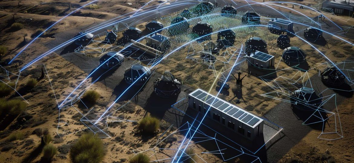 aerial-view-futuristic-desert-settlement-with-interconnected-structures-glowing-lines